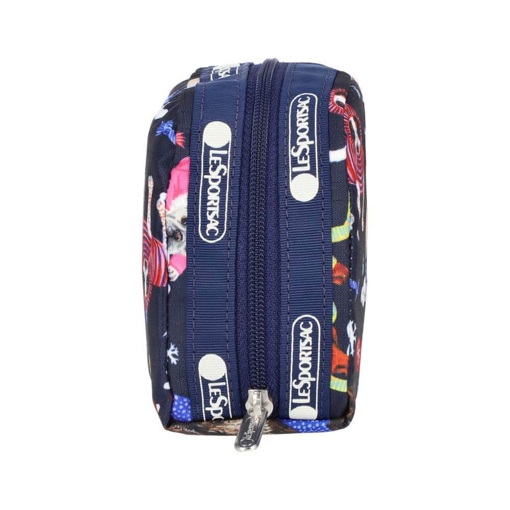 |快速出貨|Lesportsac Square Cosmetic 立體方形化妝包/ 雪國汪星人, , large