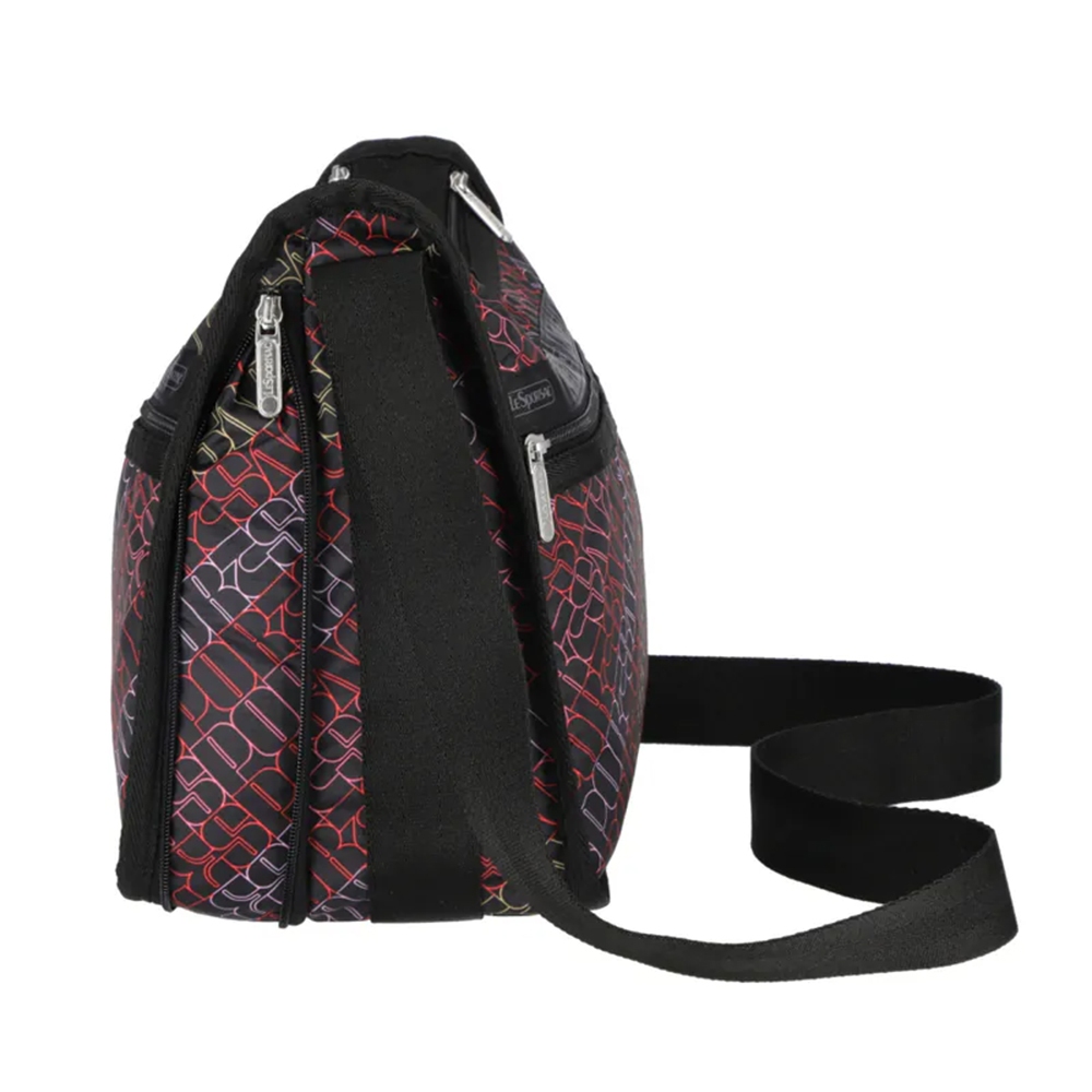 |快速出貨|Lesportsac Deluxe Everyday Bag 奢華斜背包 送禮-霓光字舞, , large