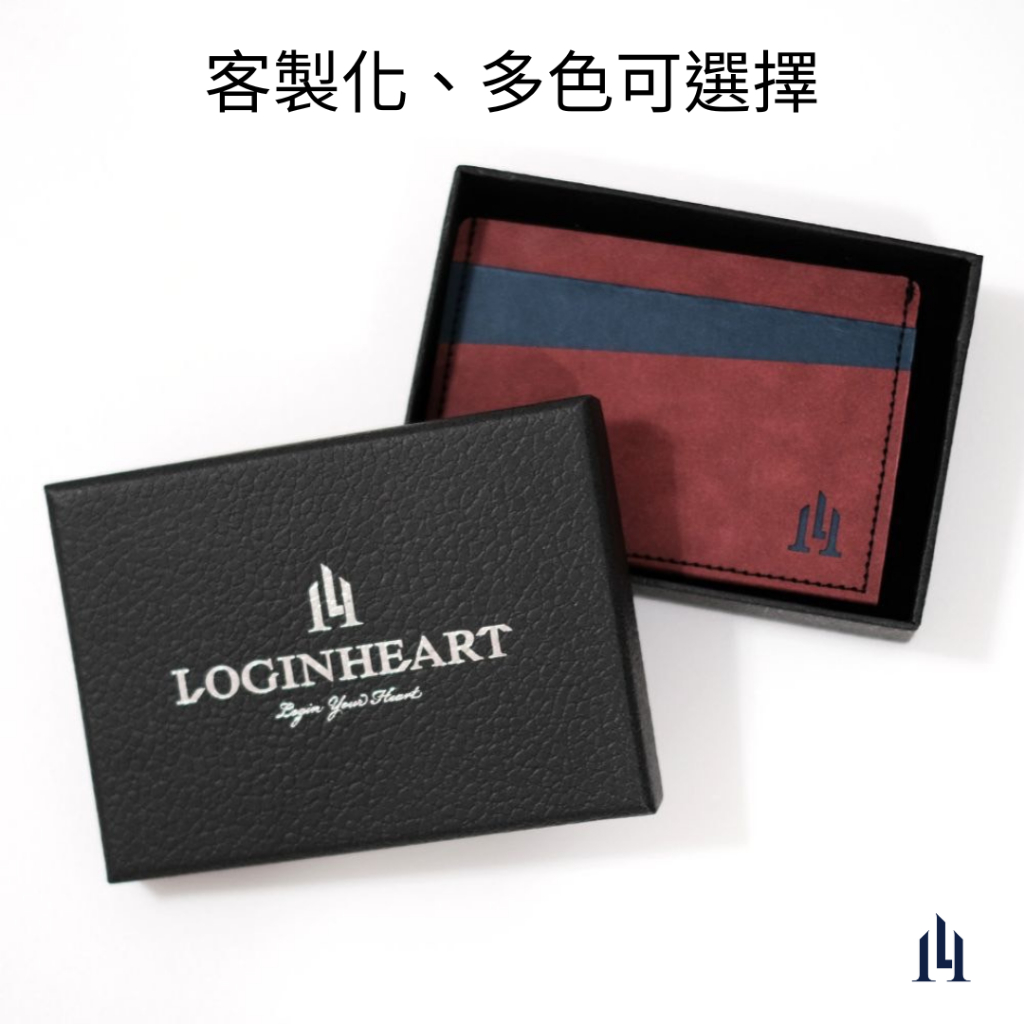 Loginheart｜雙面感應卡夾 進口紙革 11款配色 雙面最外層卡片不干擾 現貨 台灣職人手作 保固服務 贈禮盒, , large