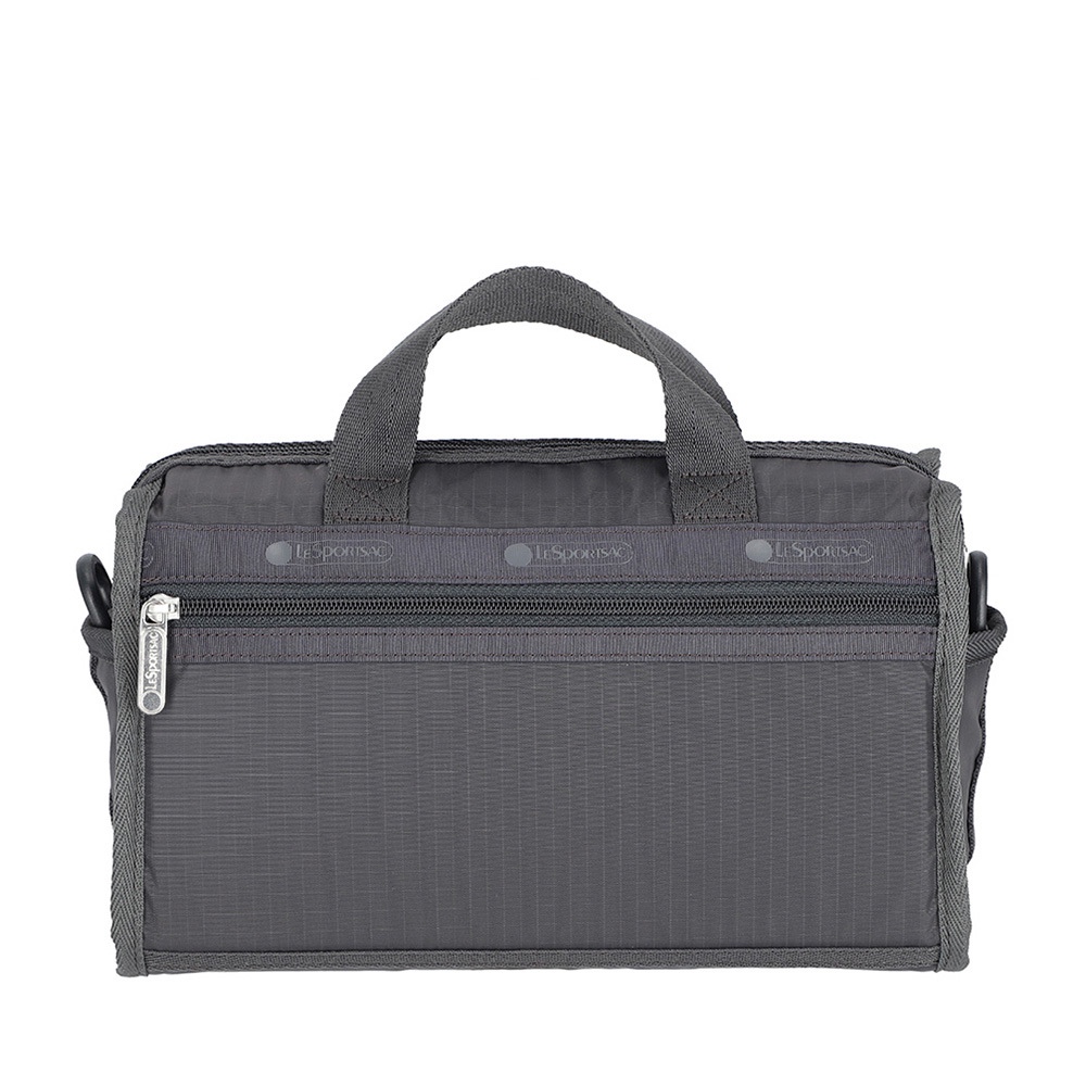 LeSportsacMINI DUFFEL CROSSBODY RECYCLED BLACK - 夜幕灰, , large
