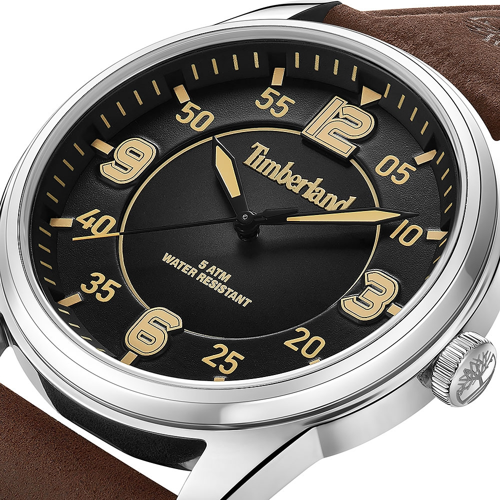 Timberland 天柏嵐 經典大三針手錶-45mm TDWGA0040901, , large