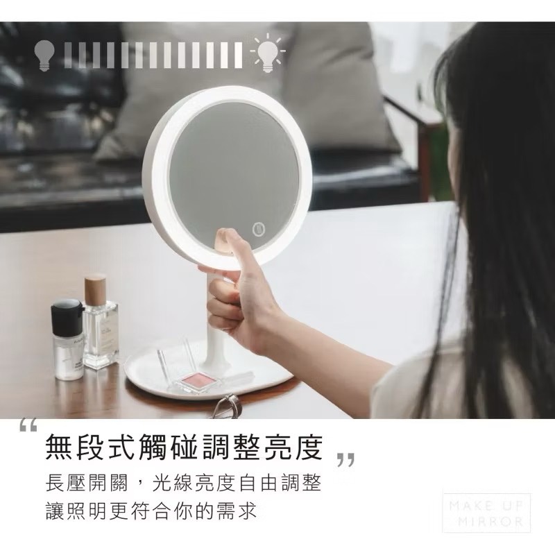 【Leo手機周邊專賣店】 KINYO LED五合一化妝鏡 / BM-090, , large