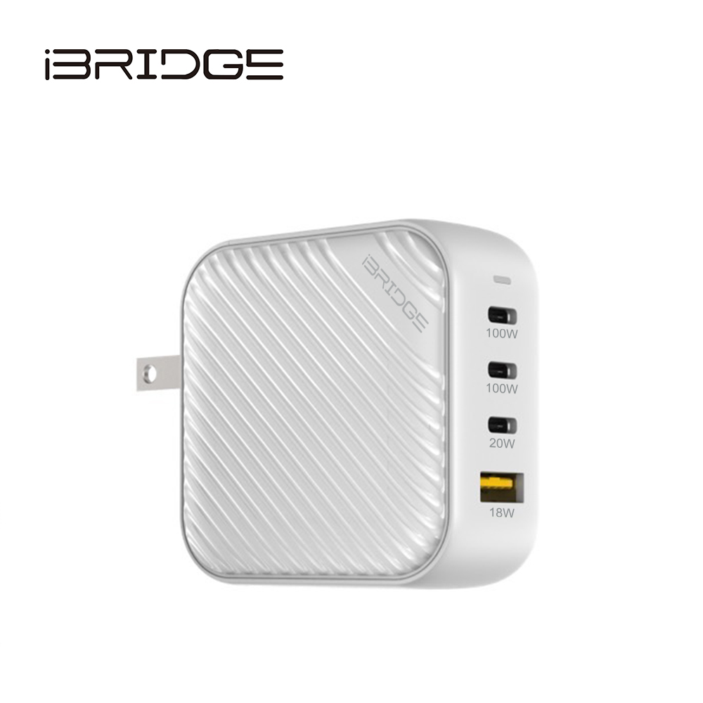 iBRIDGE GaN 100W極速電源供應器-白, , large