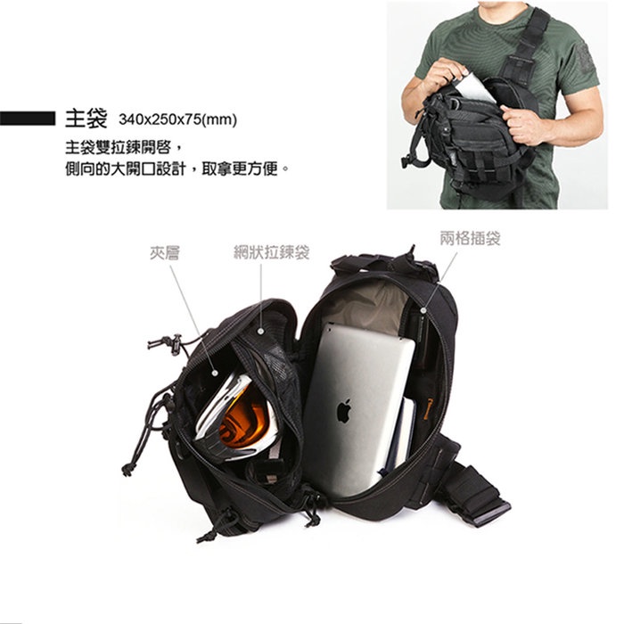 Mini Sling Bag (Right-Hand Version), , large