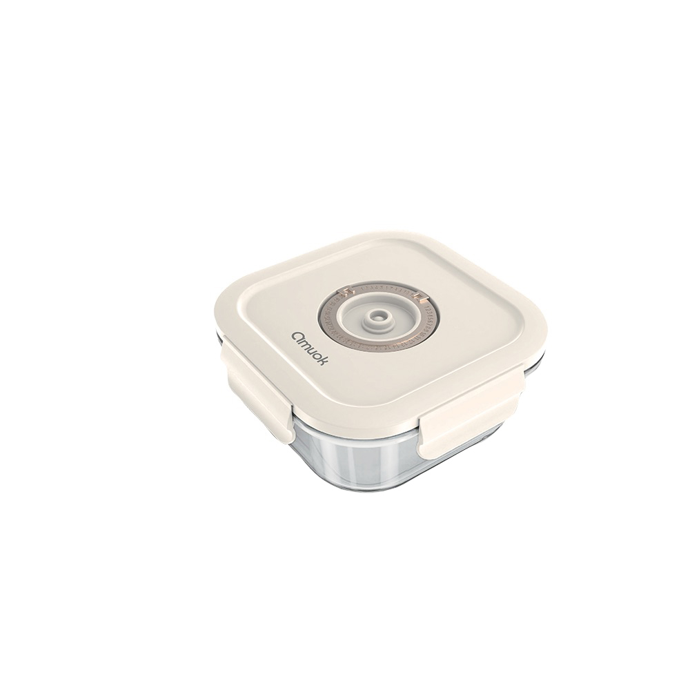 【amuok】Keep Fresh真空玻璃保鮮盒 抽真空保鮮盒 800ml, , large