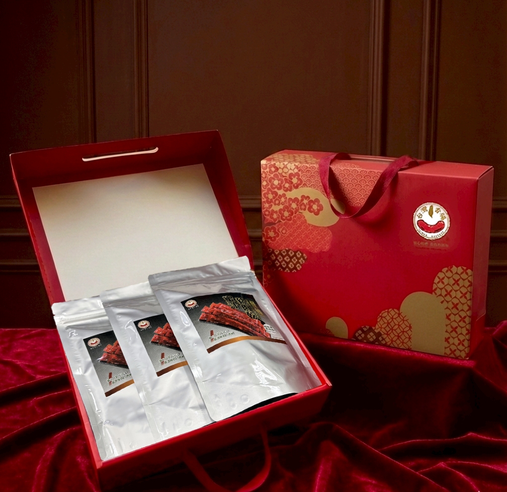 【台灣香腸食品】蜜汁豬肉乾70g 3件組 禮盒(口味任選), , large