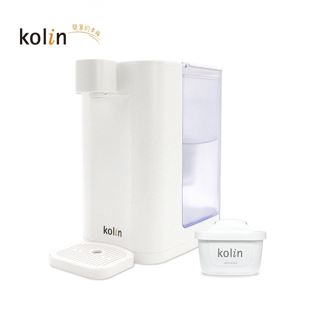 Kolin 歌林 3L UVC滅菌瞬熱開飲機+五重濾芯1入(強效去水垢/共2芯), , large