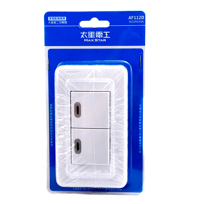 Two Oversize Switch Electrical Cover, , large