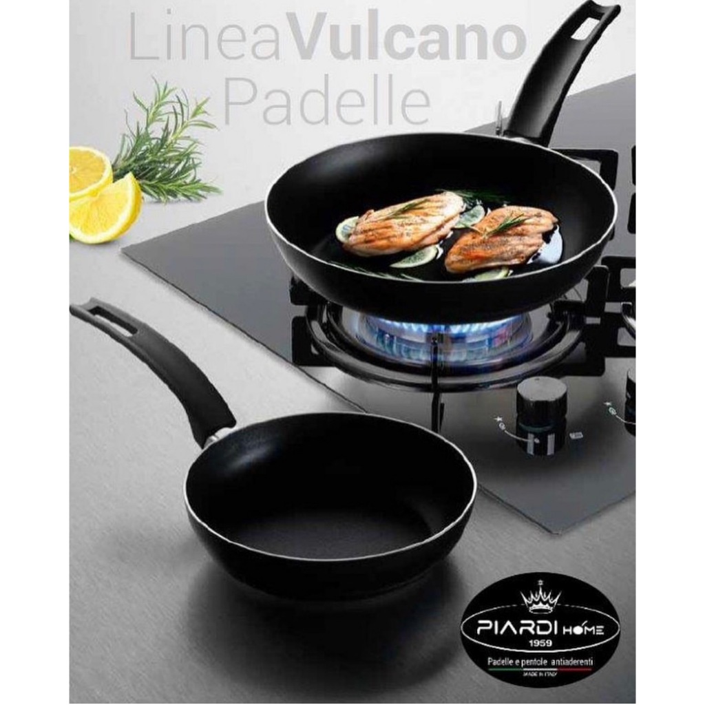 蓋瑞廚物【義大利PIARDI HOME VOLCANO 系列 】 六款 厚度2mm (不可IH爐) 不沾鍋 義大利製, , large