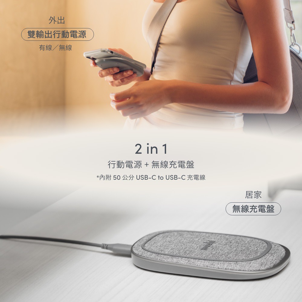 Moshi Porto Q 5K (EPP)無線充電行動電源 可充 AirPods / AirPods Pro, , large