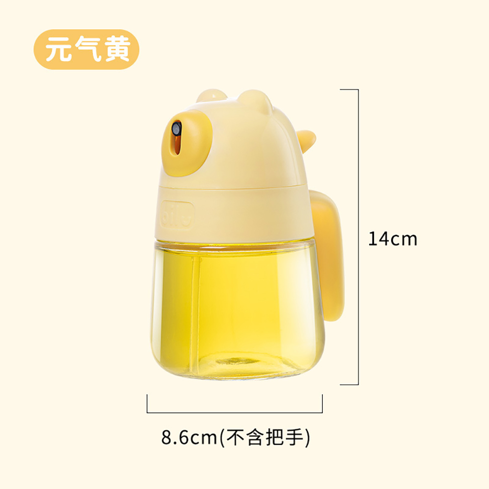 【WE CHAMP】小熊按壓式噴油瓶-300ML(噴油瓶 調料罐 噴霧油瓶), , large