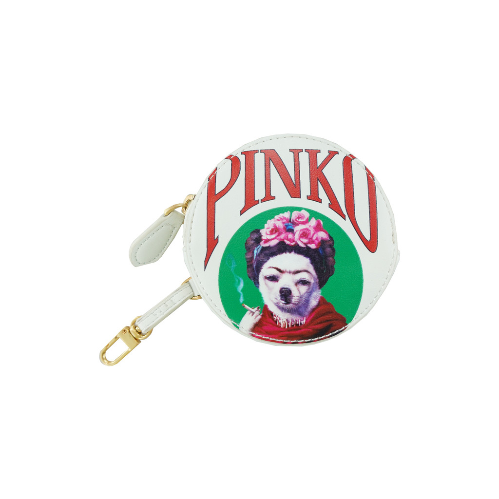 PINKO香菸狗狗圓形零錢包, , large