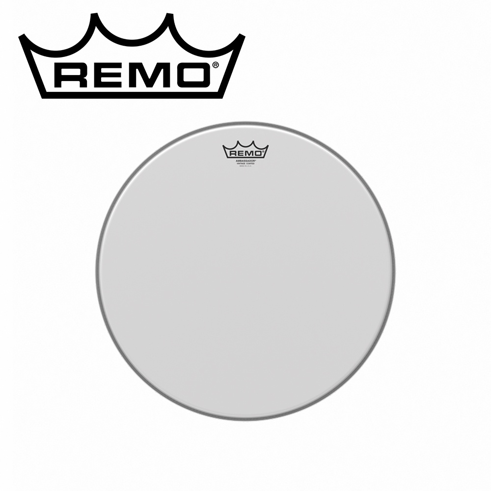 REMO Ambassador Vintage Coated 雙層噴白鼓皮【敦煌樂器】, , large