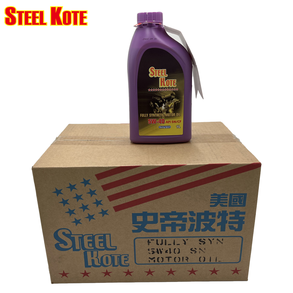 【STEEL KOTE美國史帝波特】美國史帝波特5W40車用機油一箱12入(全合成機油 車用機油), , large