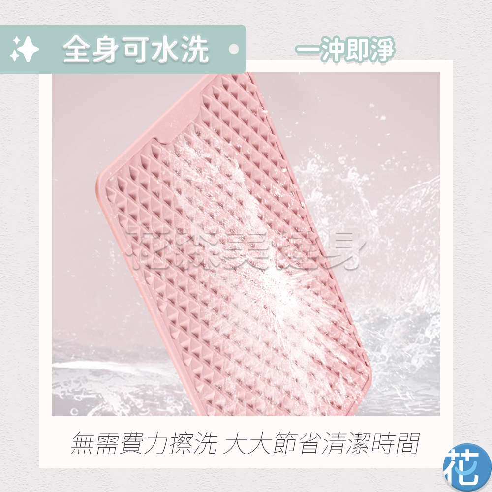 Silicone foot massage mat, rectangular, 44x34cm, green., , large