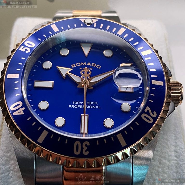 [TIMEMASTER] ROMAGO watch, 42mm, RM00002, , large