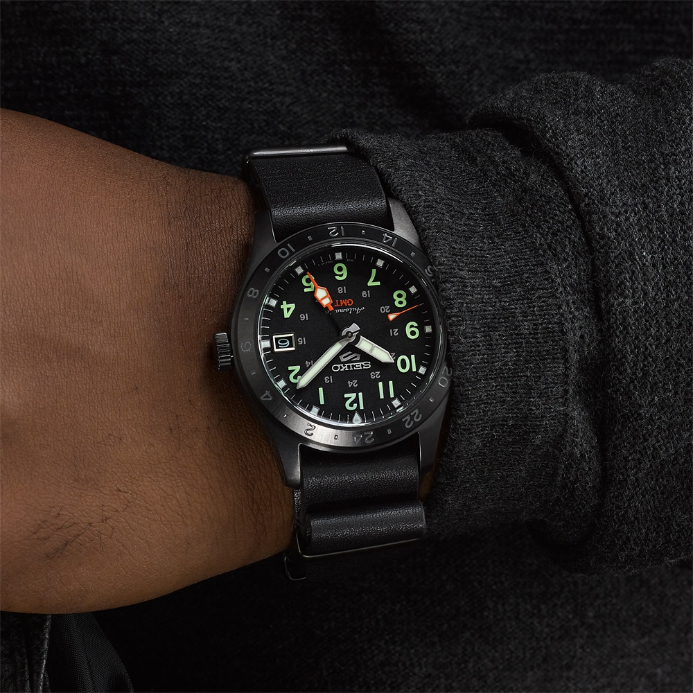 SEIKO 精工 5 Sports Field 系列 GMT機械錶 SSK025K1/4R34-00C0C, , large
