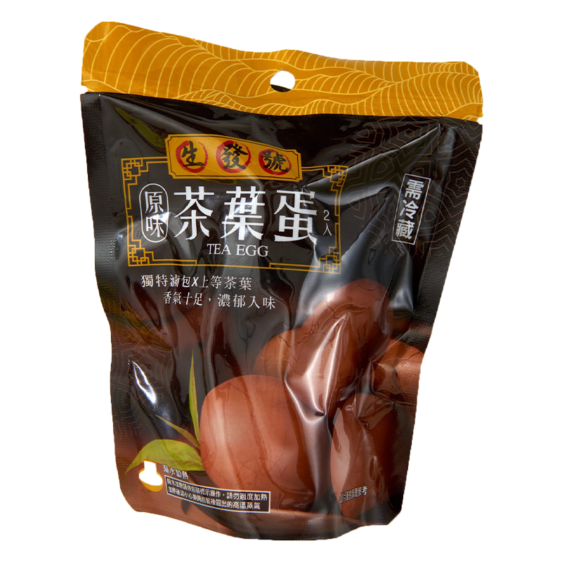 生發號-原味茶葉蛋2粒-110g-得福, , large