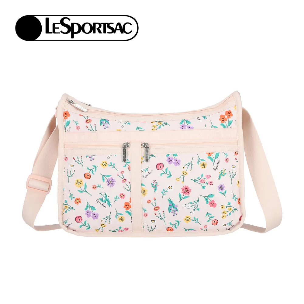 Lesportsac Deluxe Everyday Bag 奢華斜背包/ 輕舞野花, , large