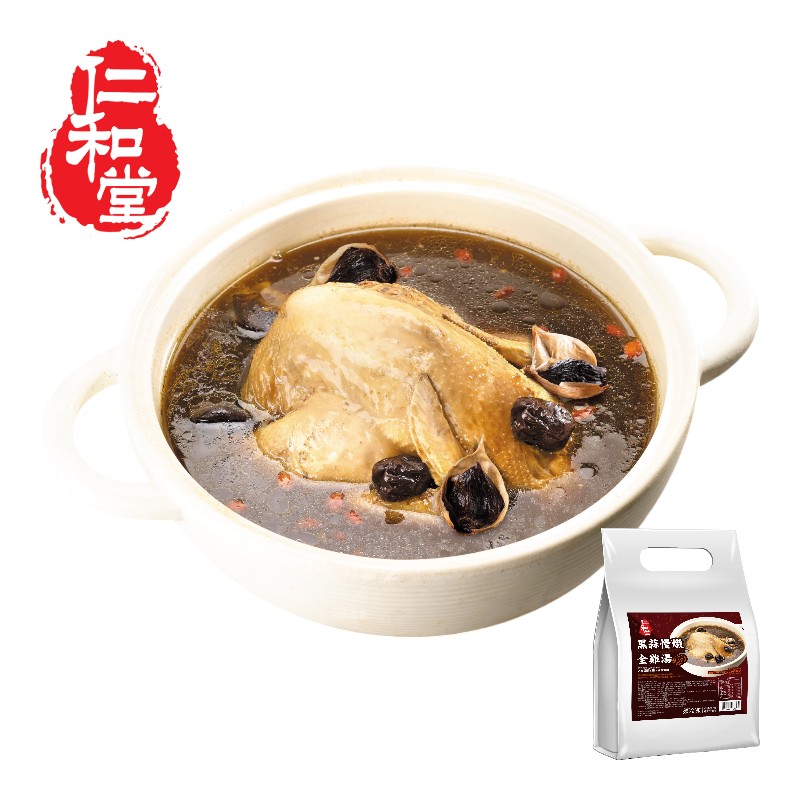 仁和堂 黑蒜慢燉全雞湯2200g(冷凍), , large