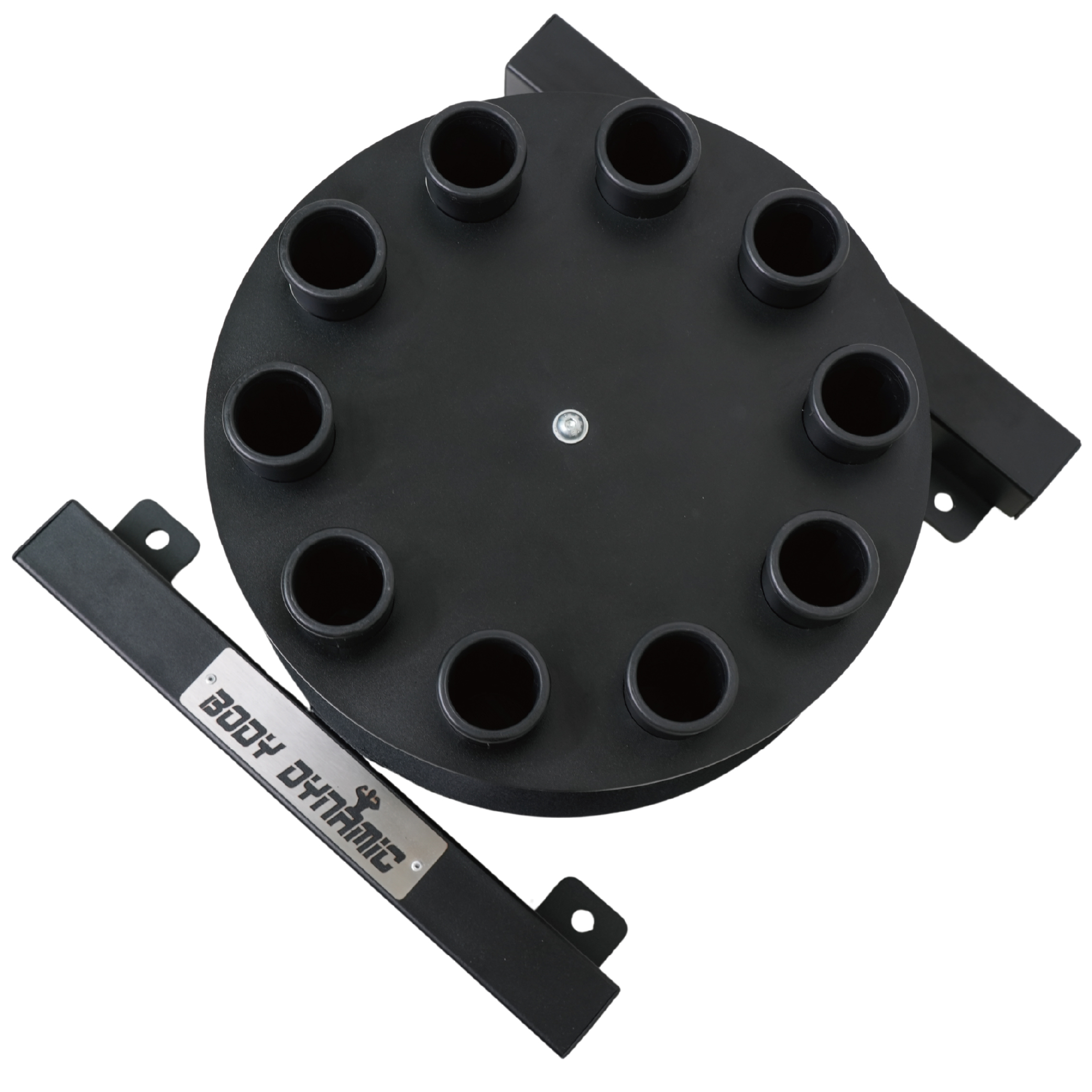 【德旺健身器材】旋轉立式槓鈴架 (10孔), , large