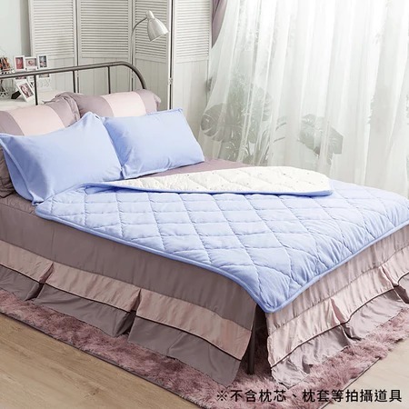 [CINN Official Store] Nano Far‑Infrared All‑Season Blanket – Powder Blue｜5x7 ft, , large