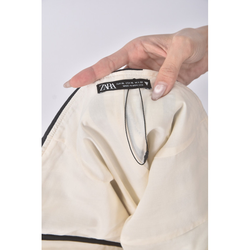 (L) zara質感抹胸黑色洋裝二手衣, , large