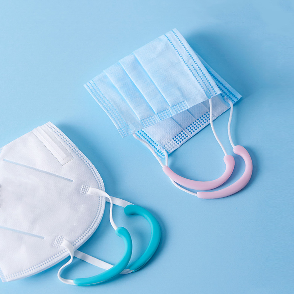 Pack of 400 Pairs EM03 Comfort Pressure-Relief Anti-Strain Mask Ear Saver (Random Color), 顏色隨機出貨, large