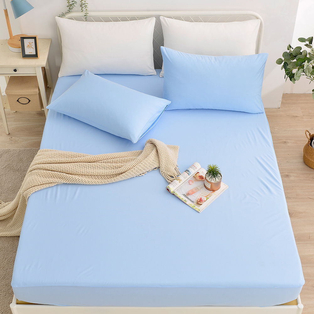 【FOCA】Ice Heart Blue | Professional Care Grade 100% Super Waterproof Mattress Cover-Double, , large