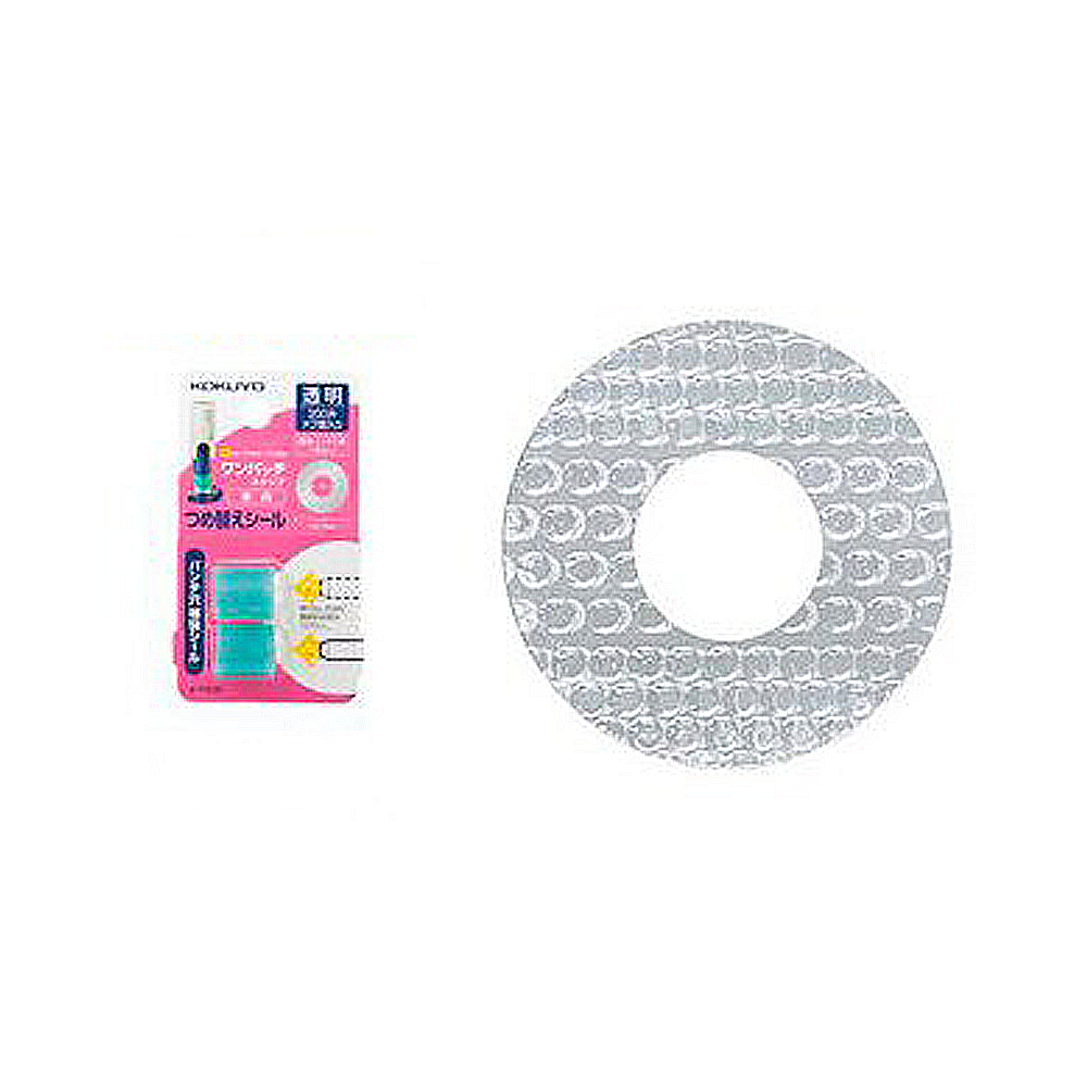 【KOKUYO】打孔 加強章 補充貼 加強圈 400片入/卡 2卡入/組 PS3N(需搭配KOKUYO打孔加強章PSM10使用), , large