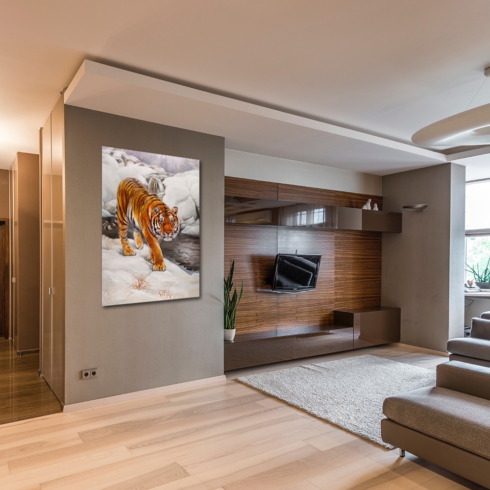 【御畫房】王者雄風 國家一級畫師手繪油畫60&times;90cm(VF-107), , large