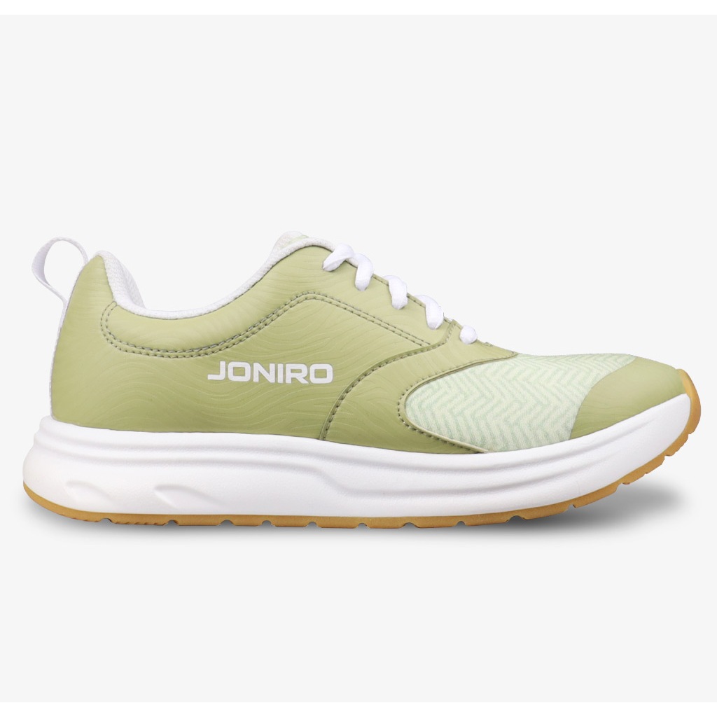 【JONIRO】台灣製造 拇趾外翻 FOOTLOOSE  寬楦 舒適 透氣 氣墊鞋款 _女鞋 亞麻綠(部分鞋款有現貨), , large