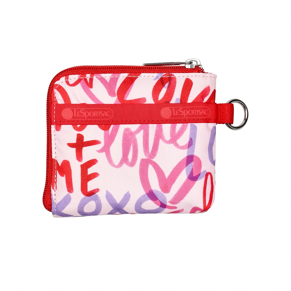 |快速出貨|Lesportsac Slim Wallet 極簡輕薄錢包/ 愛情便條手繪風, , large
