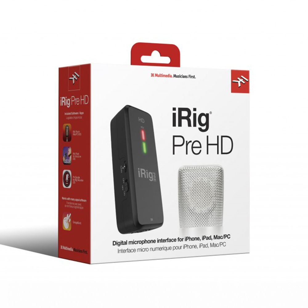 IK Multimedia iRig Pre HD 麥克風行動錄音介面【敦煌樂器】, , large