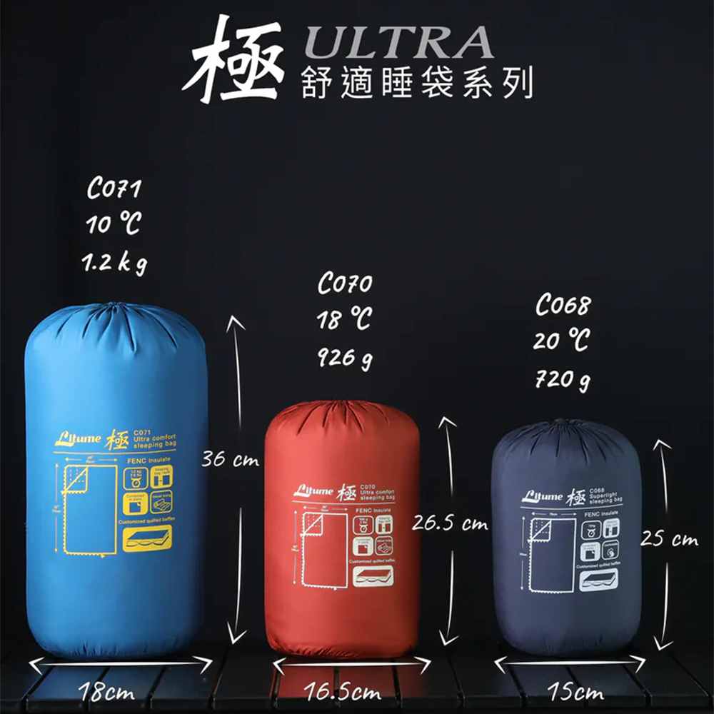 Litume C071 FENC® Insulate sleeping bag, , large