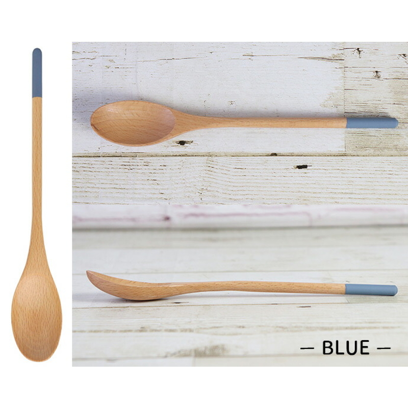 日式原木餐具 木湯匙木叉咖哩勺 21CM 天然木製餐具 木匙湯勺 木質餐具 廚房餐具, , large