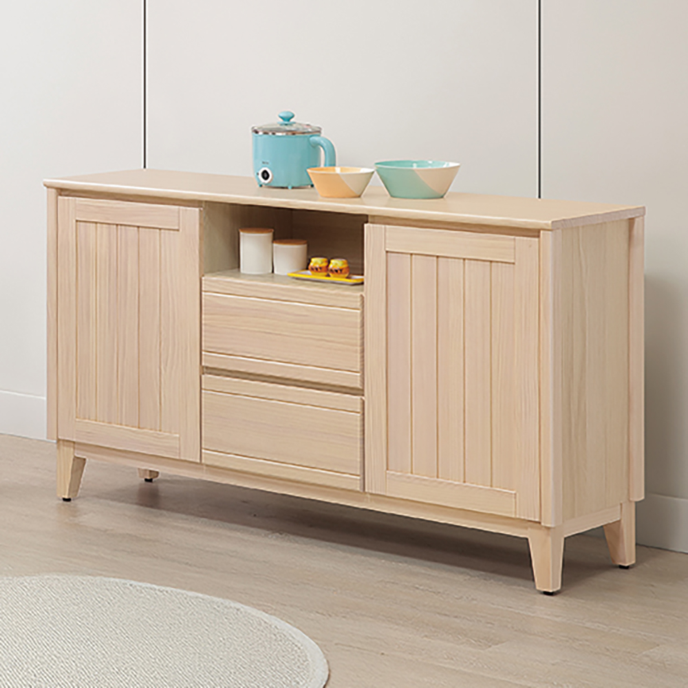 【Hampton 漢汀堡】利特多實木5尺餐櫃, , large