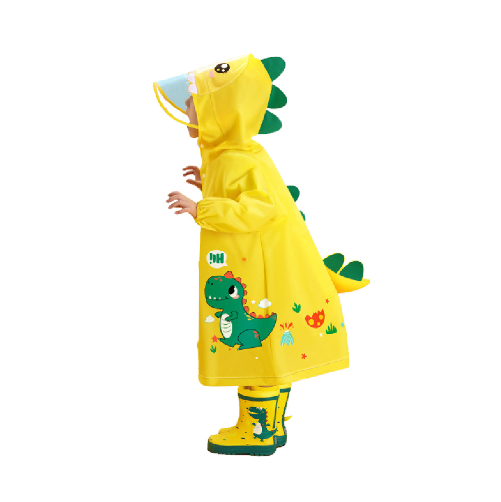Cartoon children's raincoat, , large