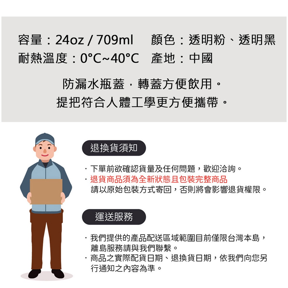 NIKE 大口徑水壺 24OZ/709ml 運動水壺 隨身杯 水瓶 轉蓋 便攜 人體工學 可機洗 防漏 透明黑 透明粉, , large