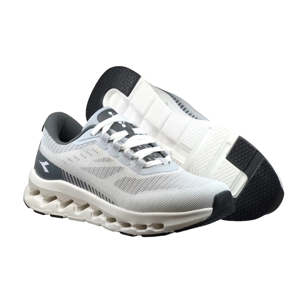 DIADORA迪亞多那 天步3休閒運動鞋 男運動鞋 男鞋 休閒鞋 寬楦 輕量 透氣 吸震 回彈 足弓支撐 止滑 灰 灰紅, , large