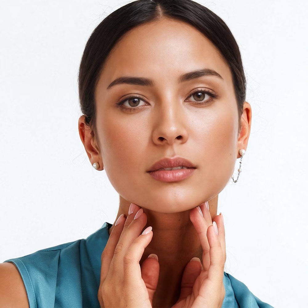 【MORELLATO】Perle Contemporary 925純銀非對稱珍珠美學耳環-銀色SAWM08, , large