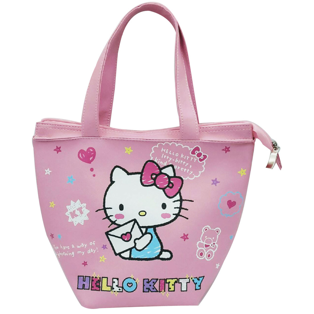 Hello Kitty PU餃型手提袋, , large