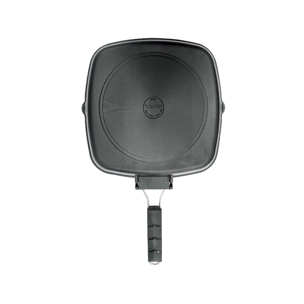 PERFECT 理想牌 日式黑金鋼折疊煎盤烤盤無蓋 24cm-Leidea樂德兒, , large