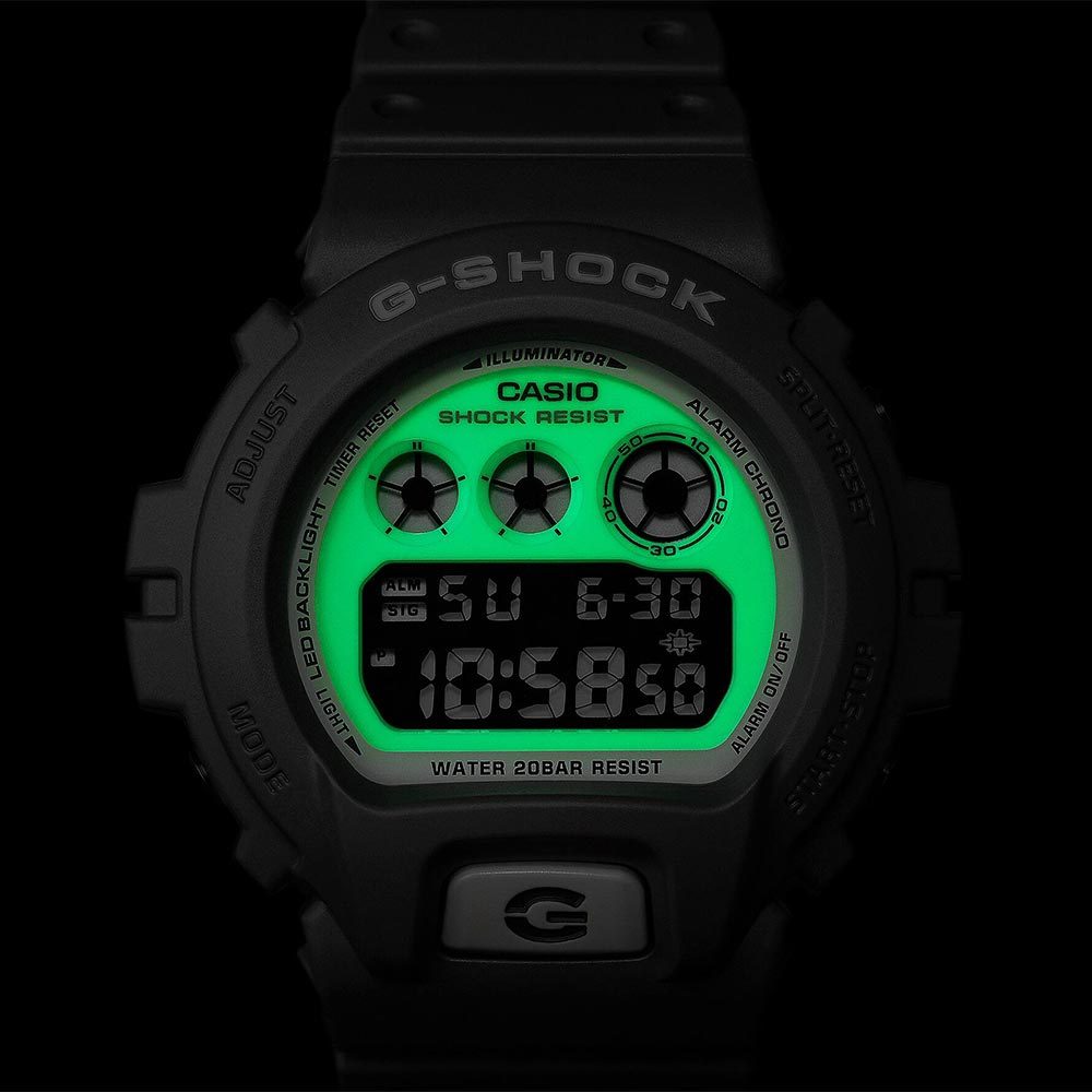 CASIO 卡西歐 G-SHOCK 綠光系列手錶 DW-6900HD-8, , large