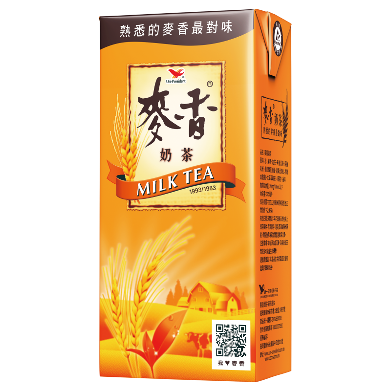 統一麥香奶茶TP375ml, , large