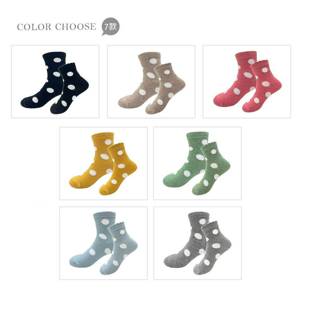 【BVD】圓點1/2童襪<中灰,17-21cm>B572 短襪 襪子, , large