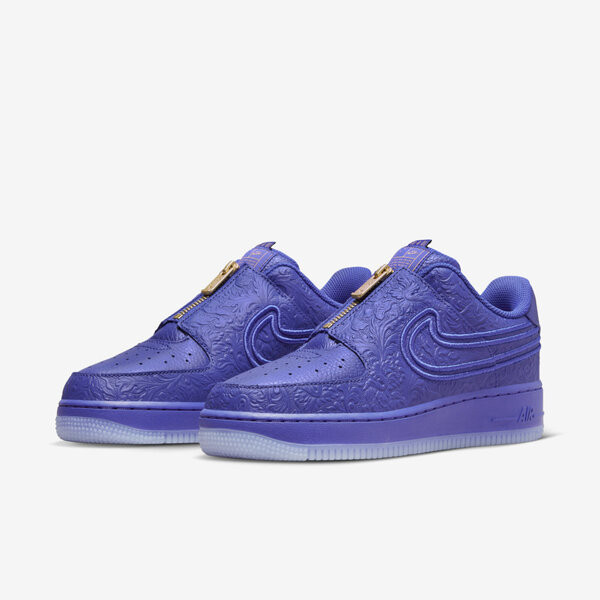 Kixpress-Nike Wmns Air Force 1 Low 女 休閒鞋 無鞋帶 小威廉斯 聯名款 藍紫 [DR9842-400], , large