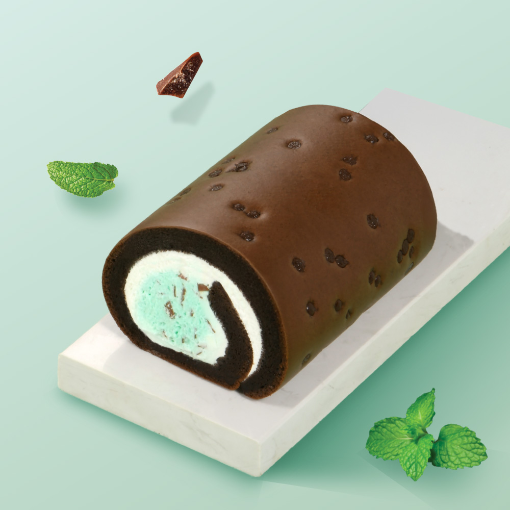【亞尼克菓子工房】預購商品｜薄荷巧克力脆片獨享生乳捲 12CM/條(8/15陸續出貨), , large