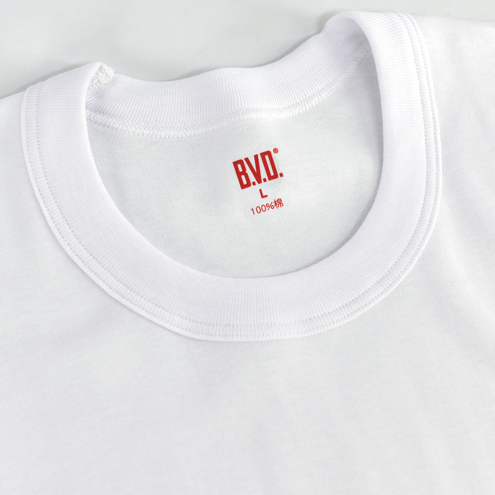 BVD厚綿圓領長袖衫, , large