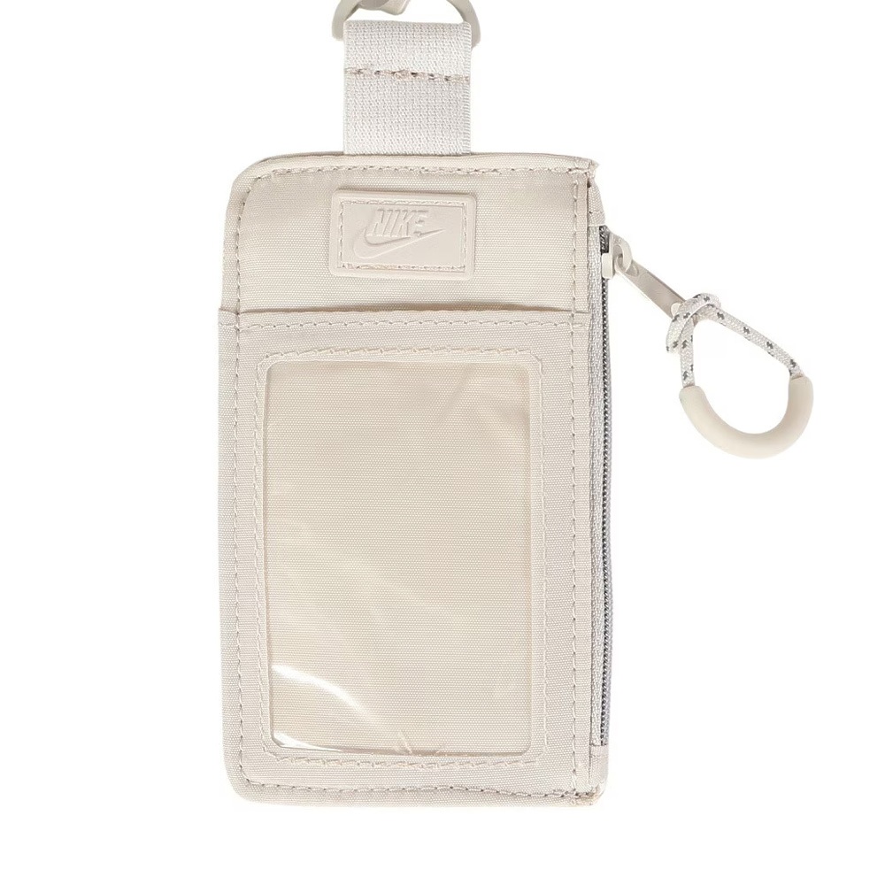NIKE TECH STATEMENT 證件零錢掛繩 證件夾 卡夾 票卡夾 證件套 零錢包 可拆式 耐用 防潑水 黑 米, , large